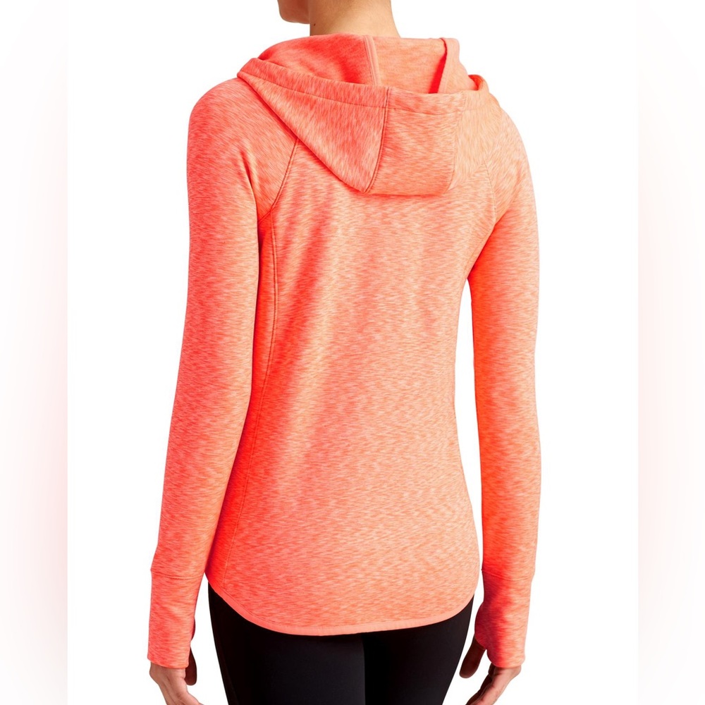 Athleta women’s Tranquility hoodie bright coral. Size Medium - Picture 2 of 11